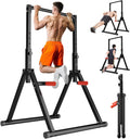 Power Tower Pull Up Dip Station Foldable - Stable Home Gym