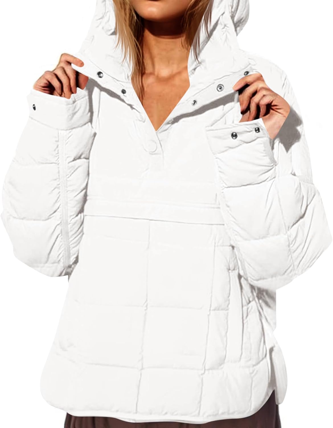 Fazortev Womens Oversized Puffer Jacket for Stylish Comfort