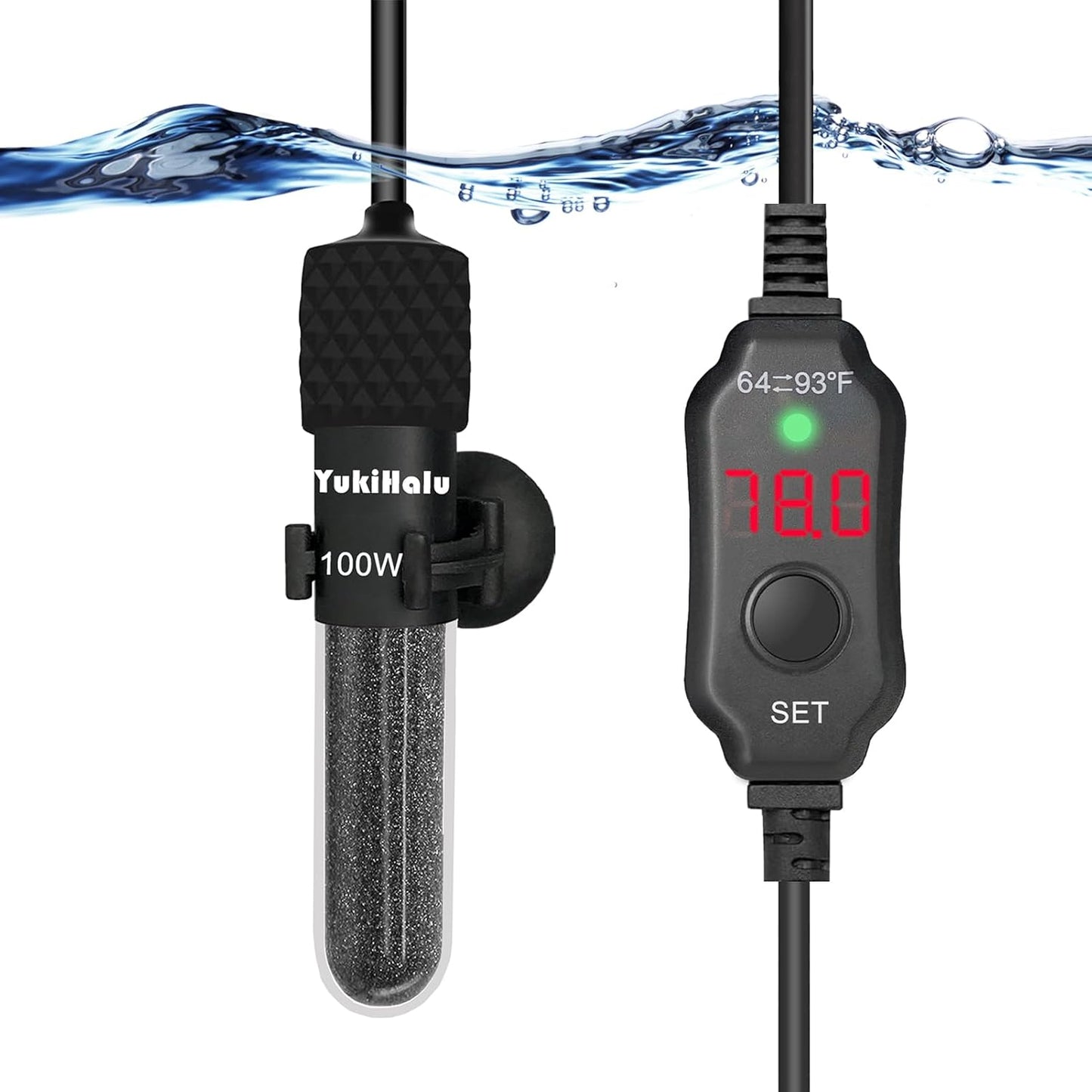 YukiHalu Small Size Aquarium Heater - 100W