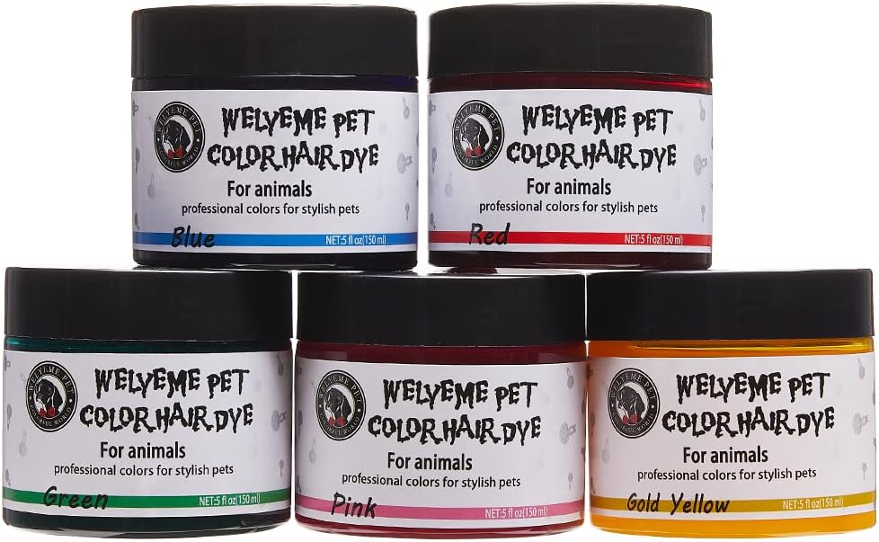 Rainbow Pet Hair Dye for Dogs and Horses - Bright Color Solution