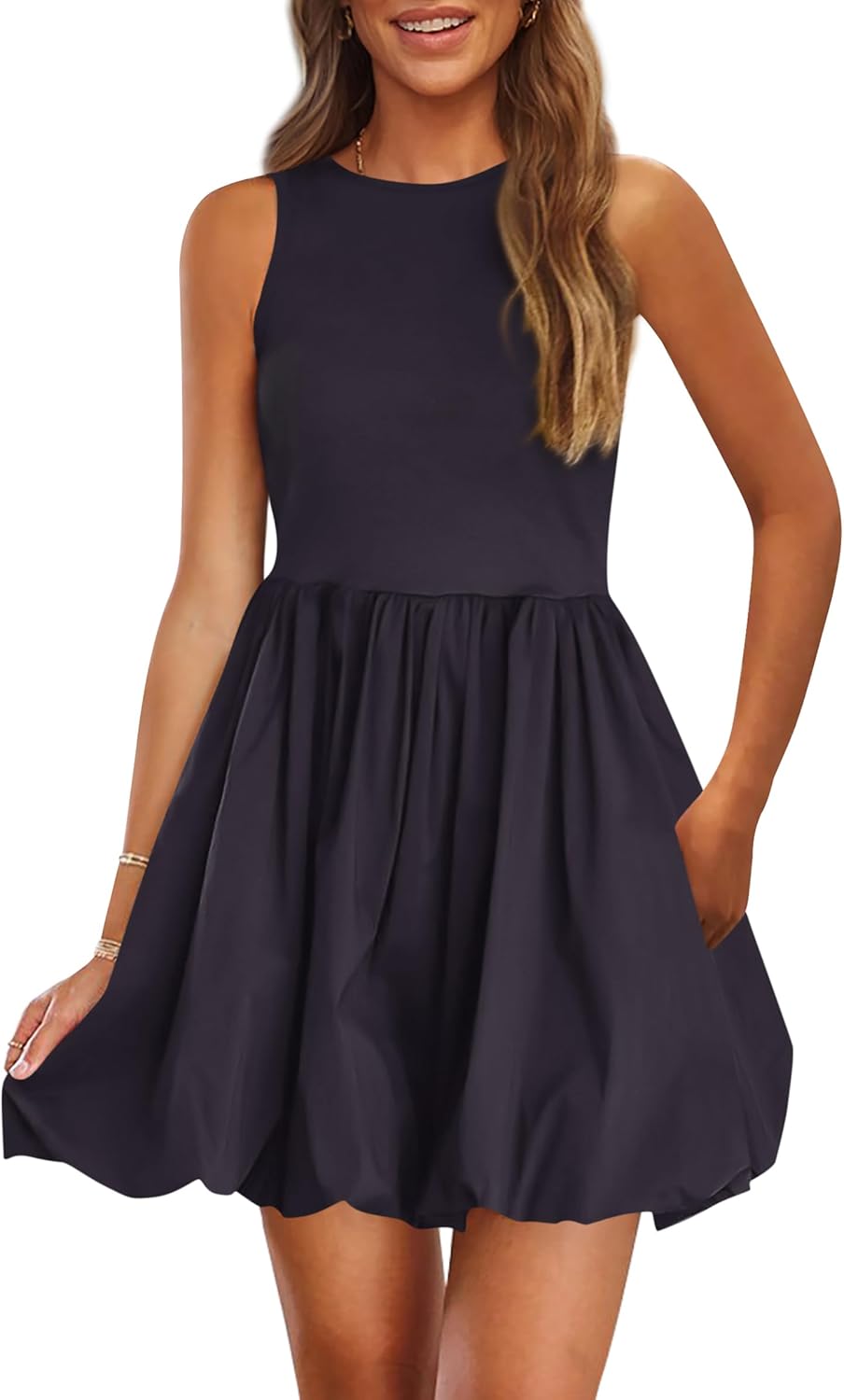 PRETTYGARDEN Summer Dresses for Women 2025 Casual Tank Mini