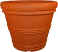 Tusco Products Rolled Rim Garden Planter for Beautiful Gardens