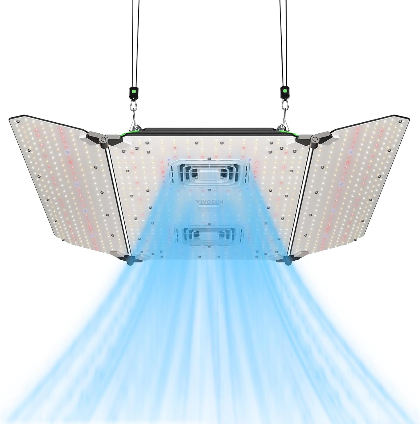 VIVOSUN AeroLight Wing AW400 LED Grow Light with Fan and App