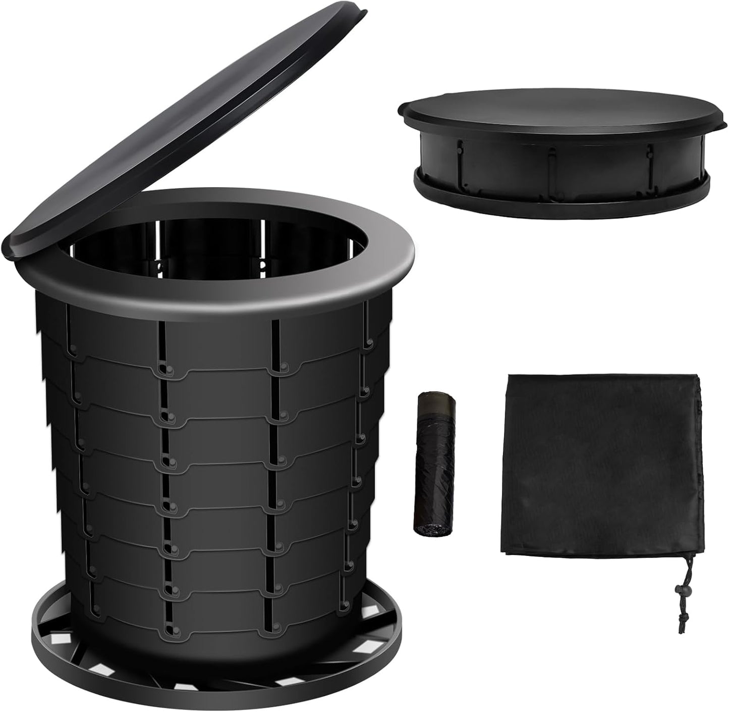 mupera Foldable Portable Toilet Kit - On-the-Go Relief