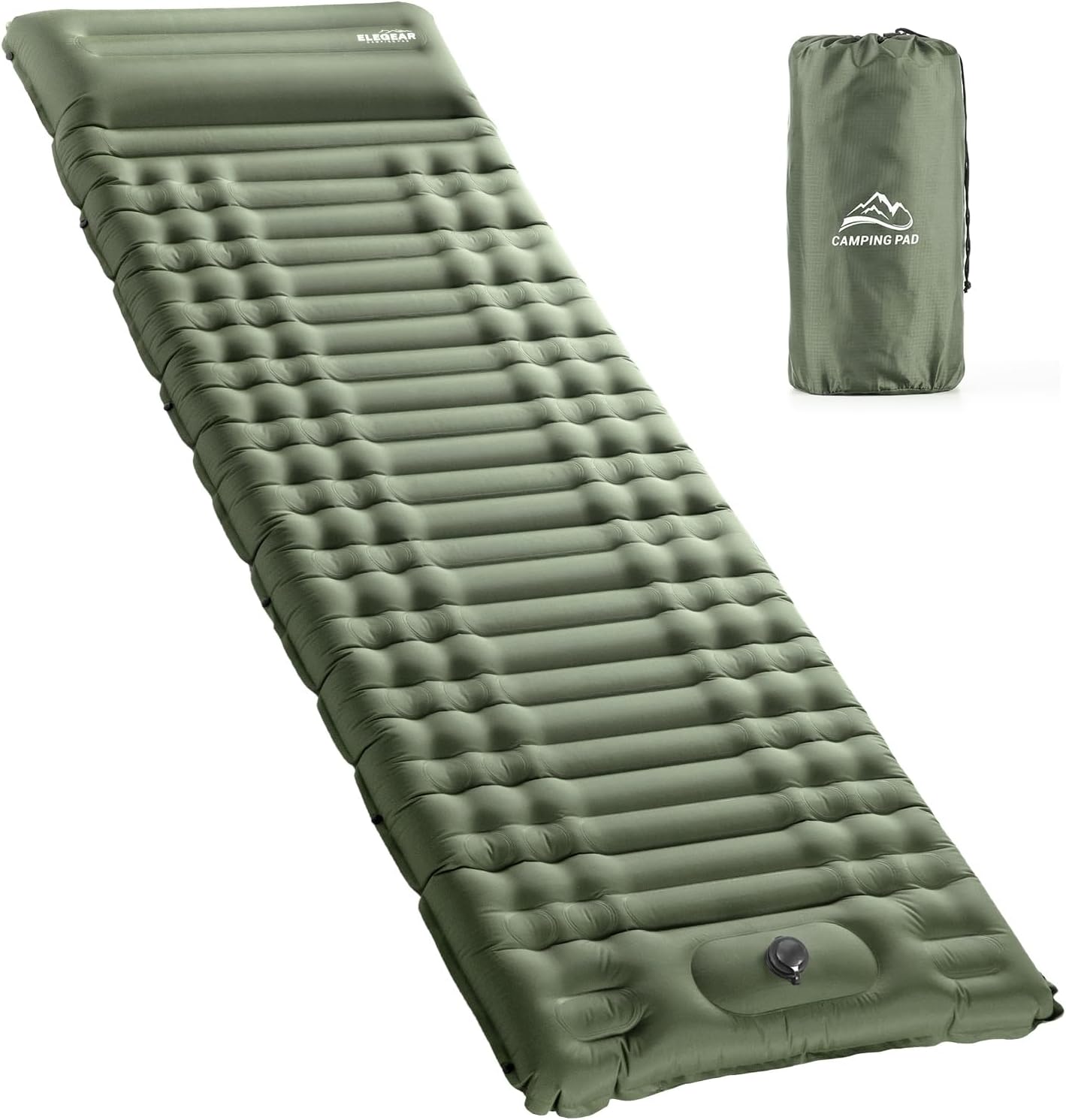 Elegear Sleeping Pad for Camping: 4in Ultra-Thick Comfort