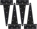 12 Inch T-Strap Shed Door Hinges Heavy Duty for Barn Gates