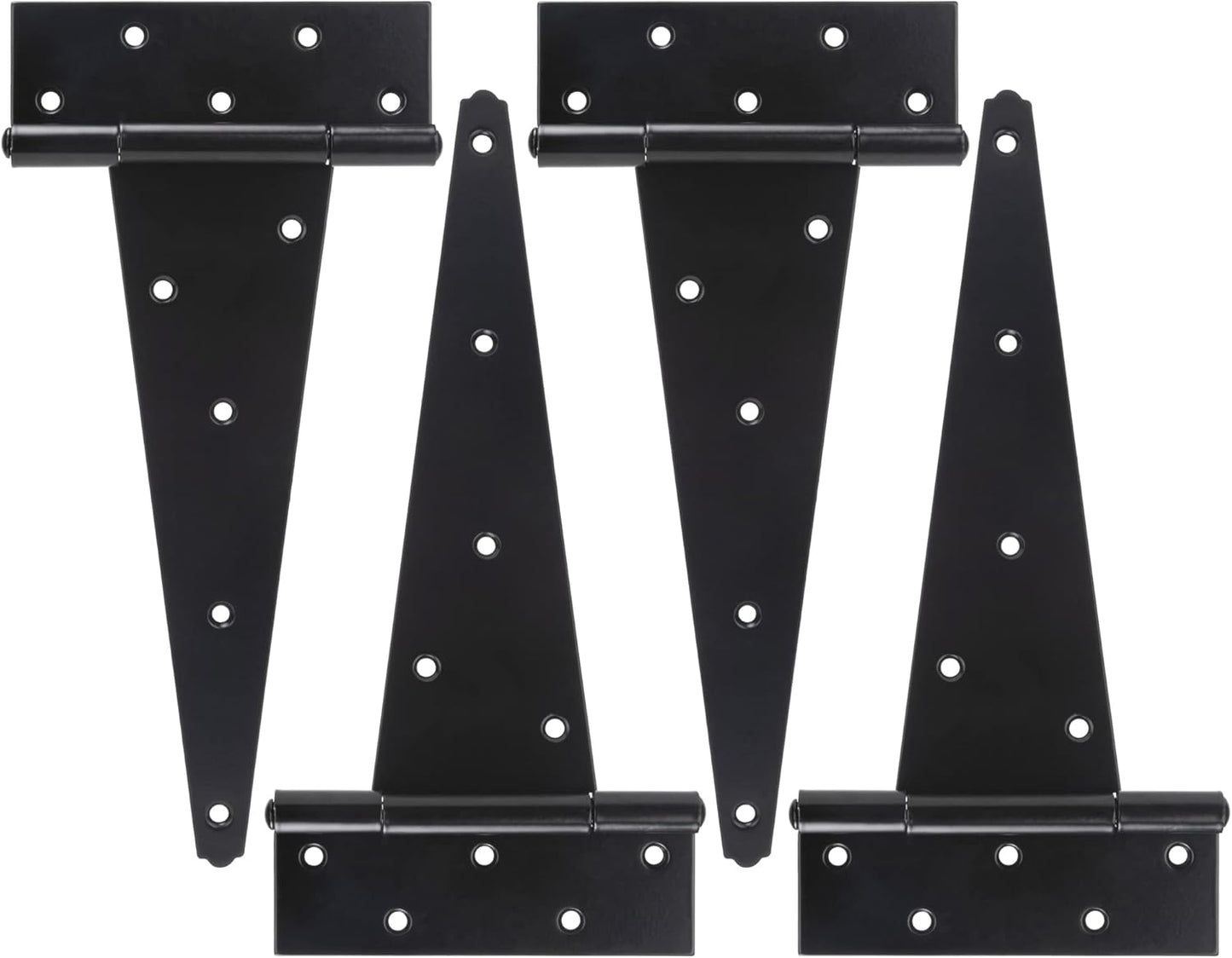 12 Inch T-Strap Shed Door Hinges Heavy Duty for Barn Gates