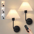 Rechargeable Battery Operated Wall Sconces Sets of 2 - Versatile