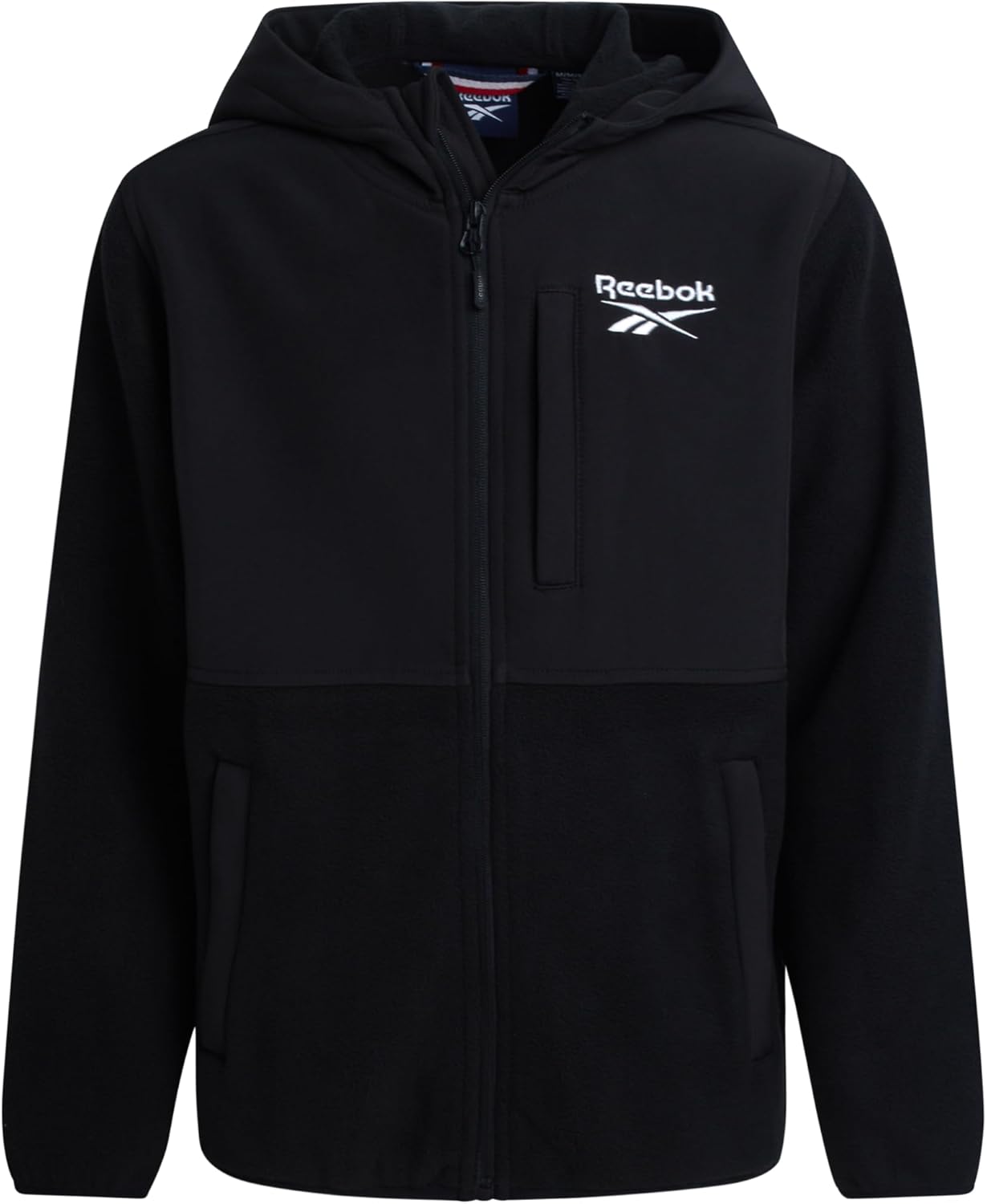 Reebok Boys Fleece Jacket - Cozy Hooded Winter Coat for Kids