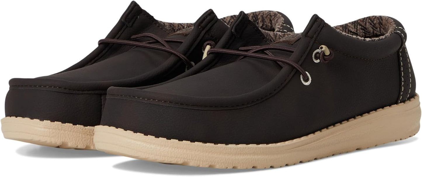 HEYDUDE Kids' Wally Classic Loafer for Comfortable Feet