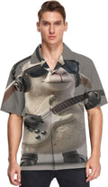 Wrinkle-Free Hawaiian Men's Party Shirt