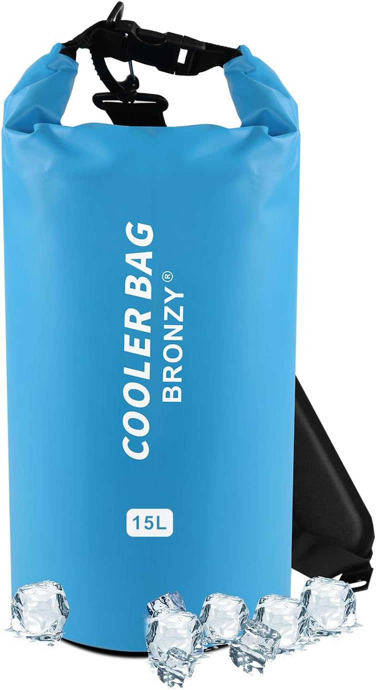 BRONZY Soft Cooler Bag 15 Liter for Camping and Outdoor Fun