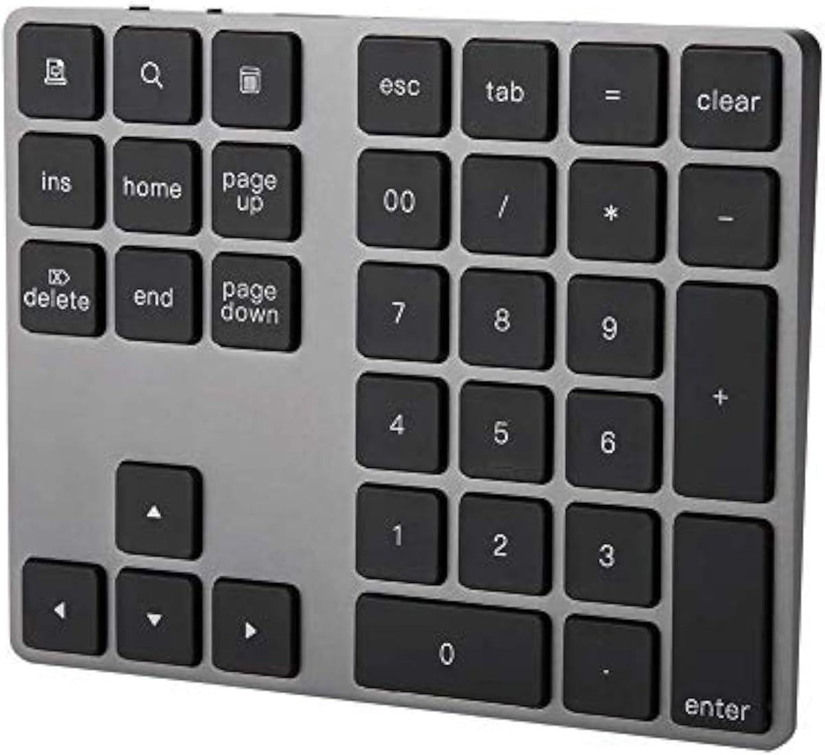 Rechargeable Aluminum Alloy 34 Keys Mini Bluetooth Numpad