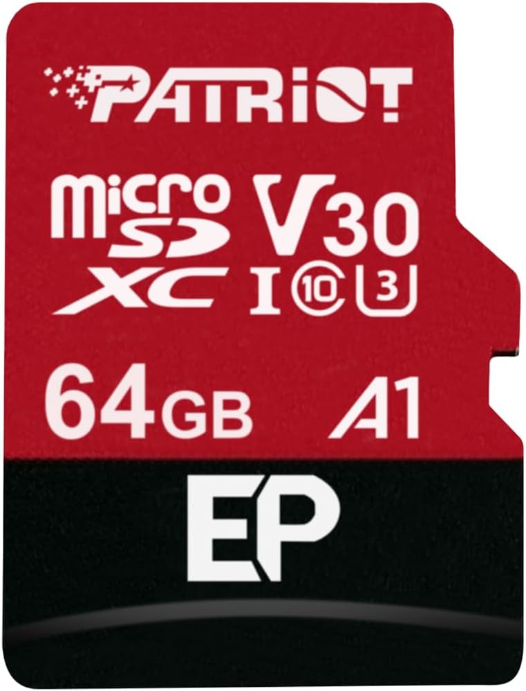 Boost Your Android: Patriot 64GB Micro SD for 4K Video