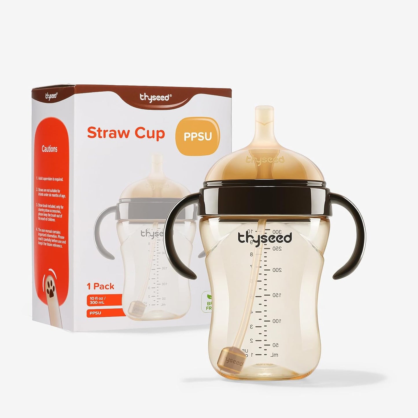 PPSU Weighted Straw Cup for Toddlers - No Spill Transition Bottle