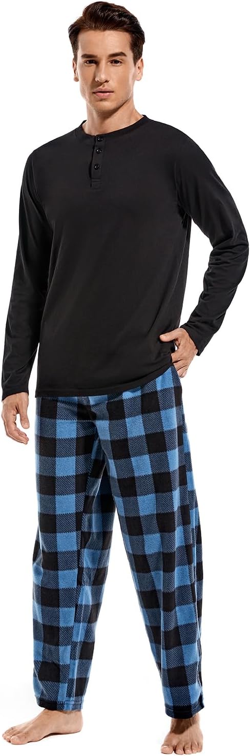DG Hill Flannel Pajama Pants for Men - Cozy Sleepwear Set