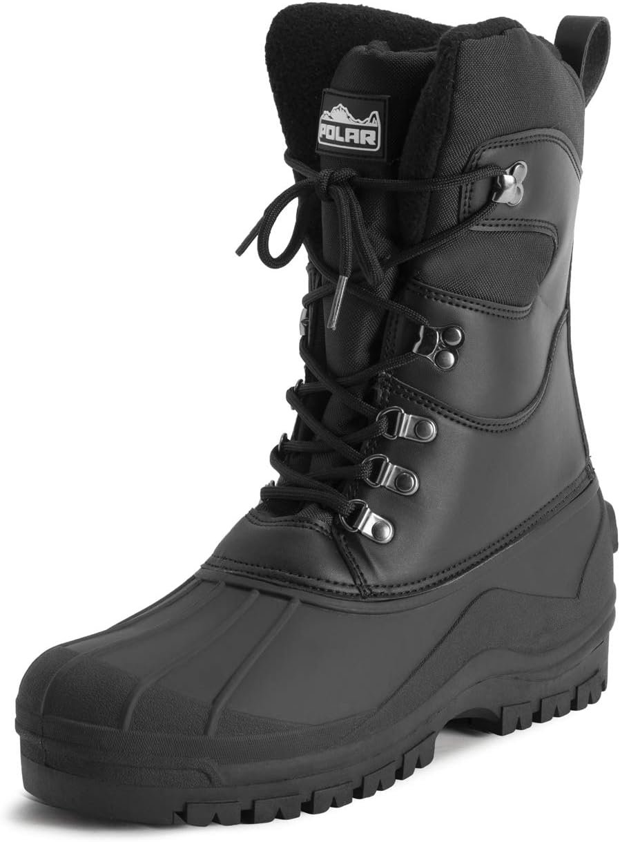 POLAR Mens Snow Hiking Mucker Duck Grafters Waterproof Boots