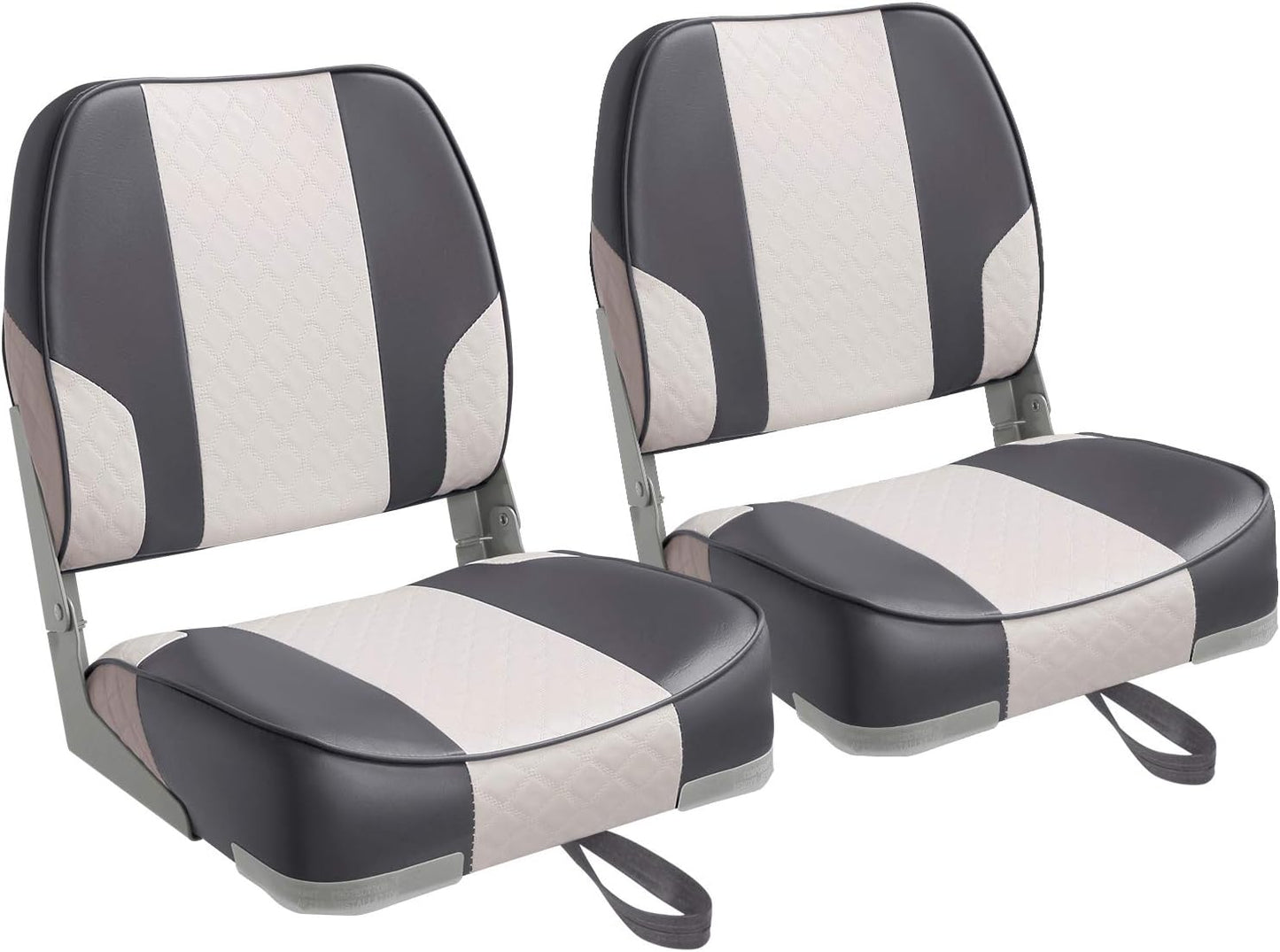 Leader Accessories Low Back Folding Boat Seats for Comfort