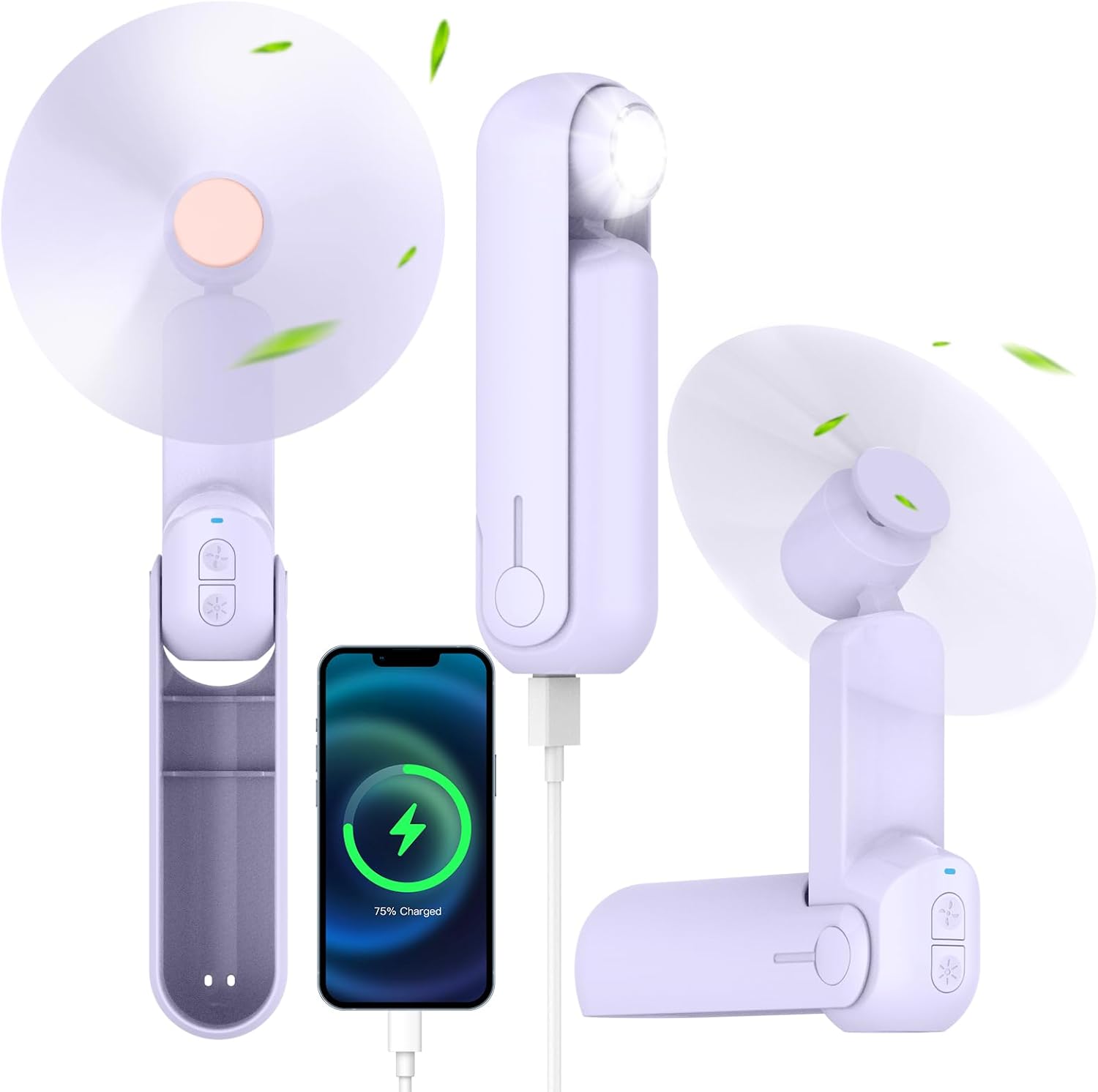 4-IN-1 Portable Handheld Fan - Cool & Versatile