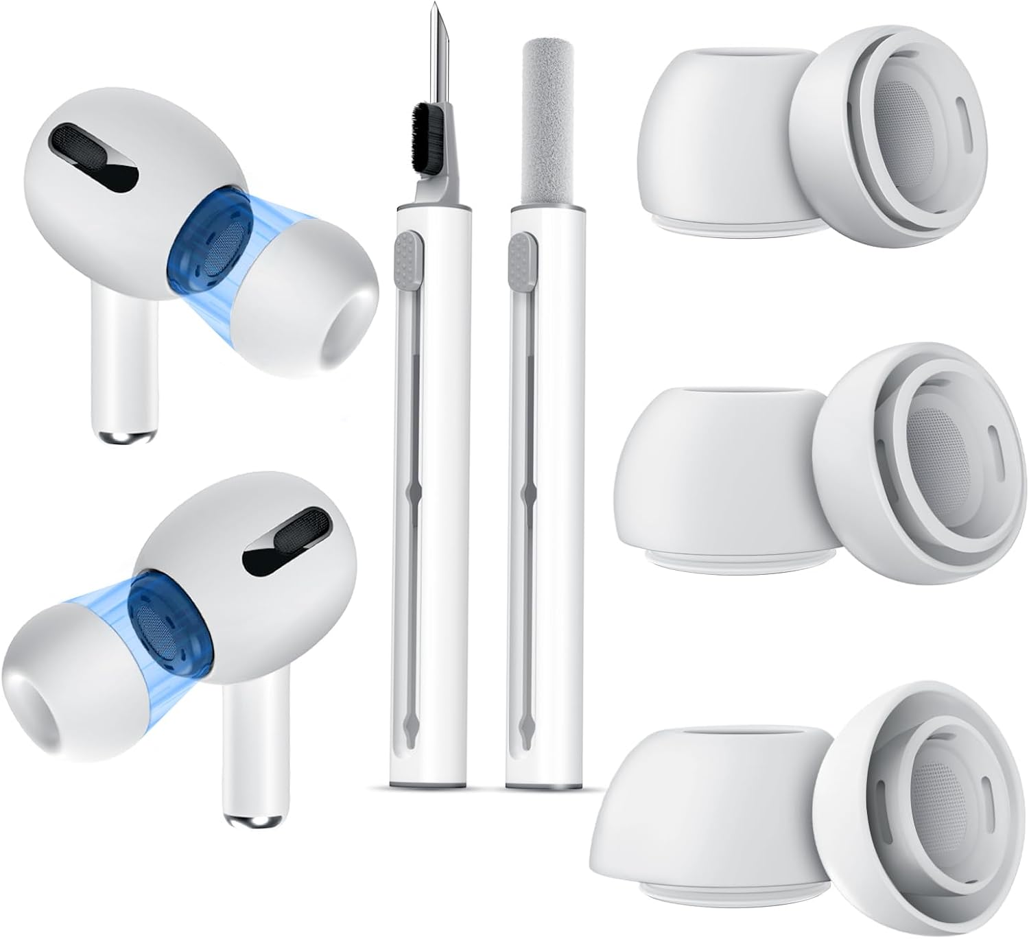 VUBOJO AirPods Pro Ear Tips - Noise Reduction & Dust Guard Kit
