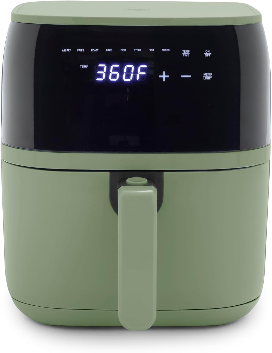 GreenLife Compact Electric Air Fryer Oven with 8 Cooking Modes