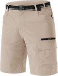 Men's Summer Outdoor Cargo Shorts Quick Dry - No Belt Needed
