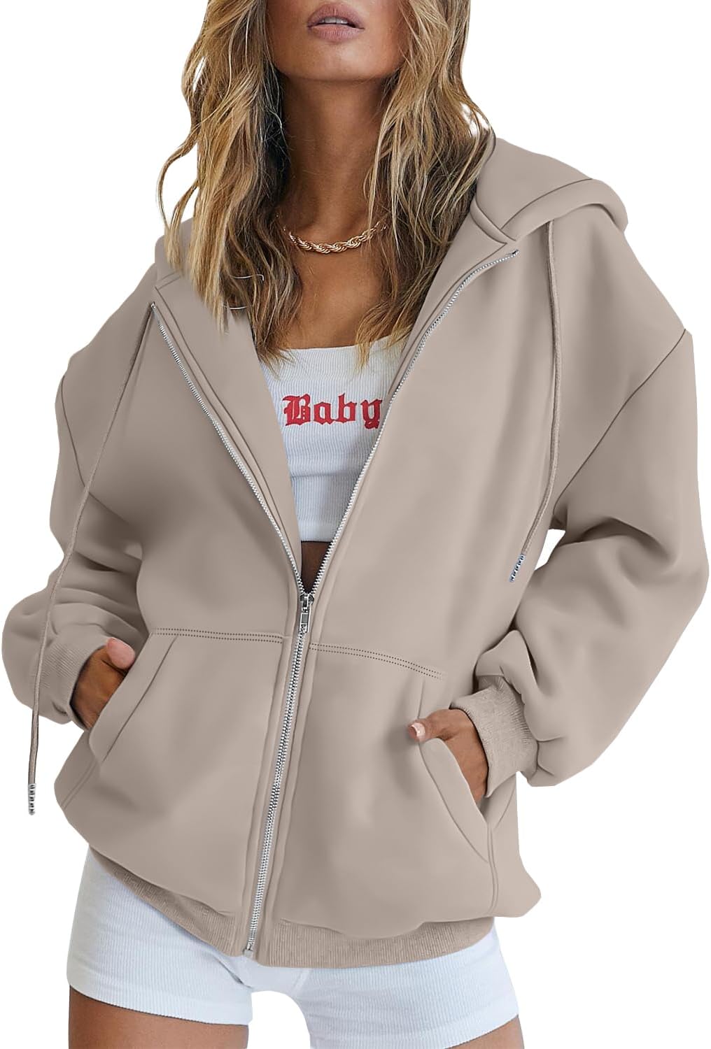 EFAN Women's Oversized Casual Sweatshirts with Pocket for Fall