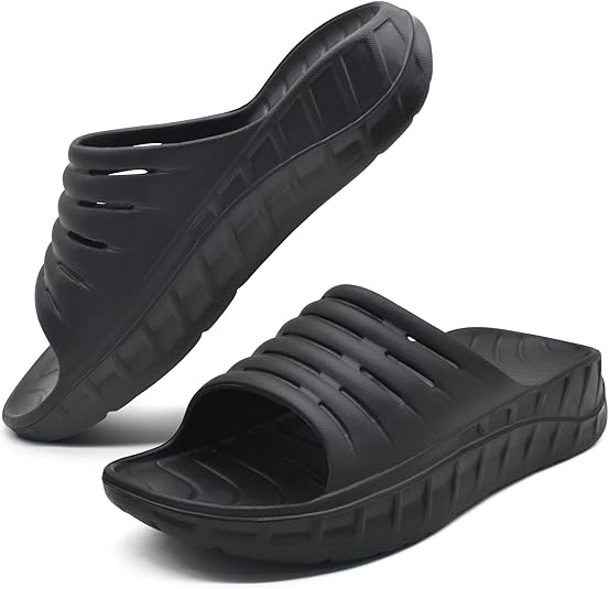 GPOS Mens Sport Recovery Sandals for Plantar Fasciitis Relief