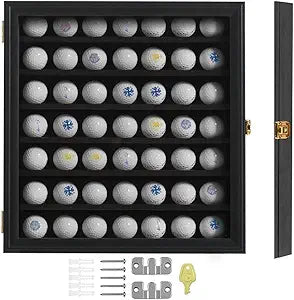 KCRasan Golf Ball Display Case for Collectors and Enthusiasts