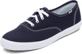 Keds Women's Champion Leather Lace Up Sneaker - Classic Comfort Fit