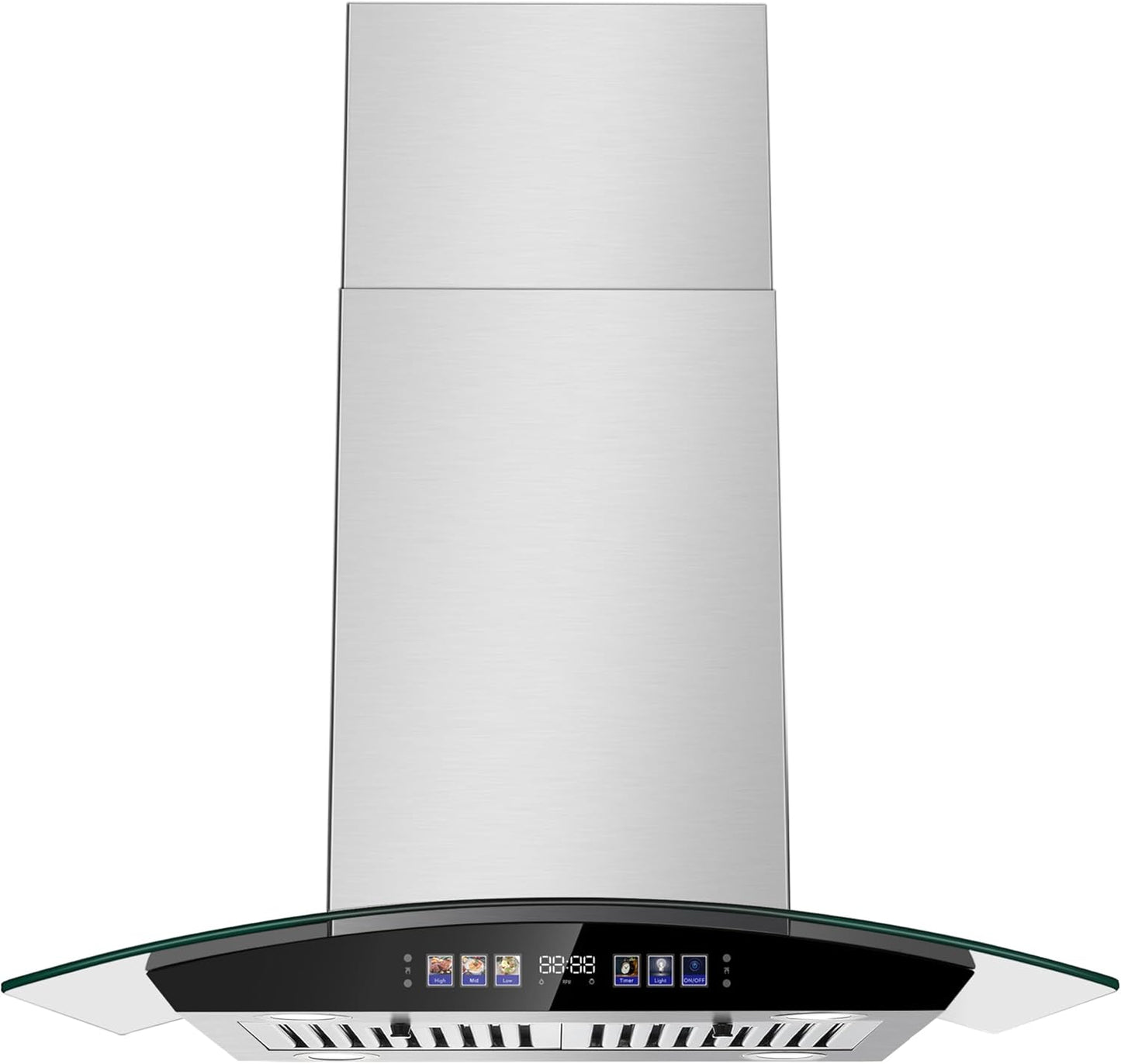 30 Inch Island Range Hood with Gesture Control & 700 CFM Power