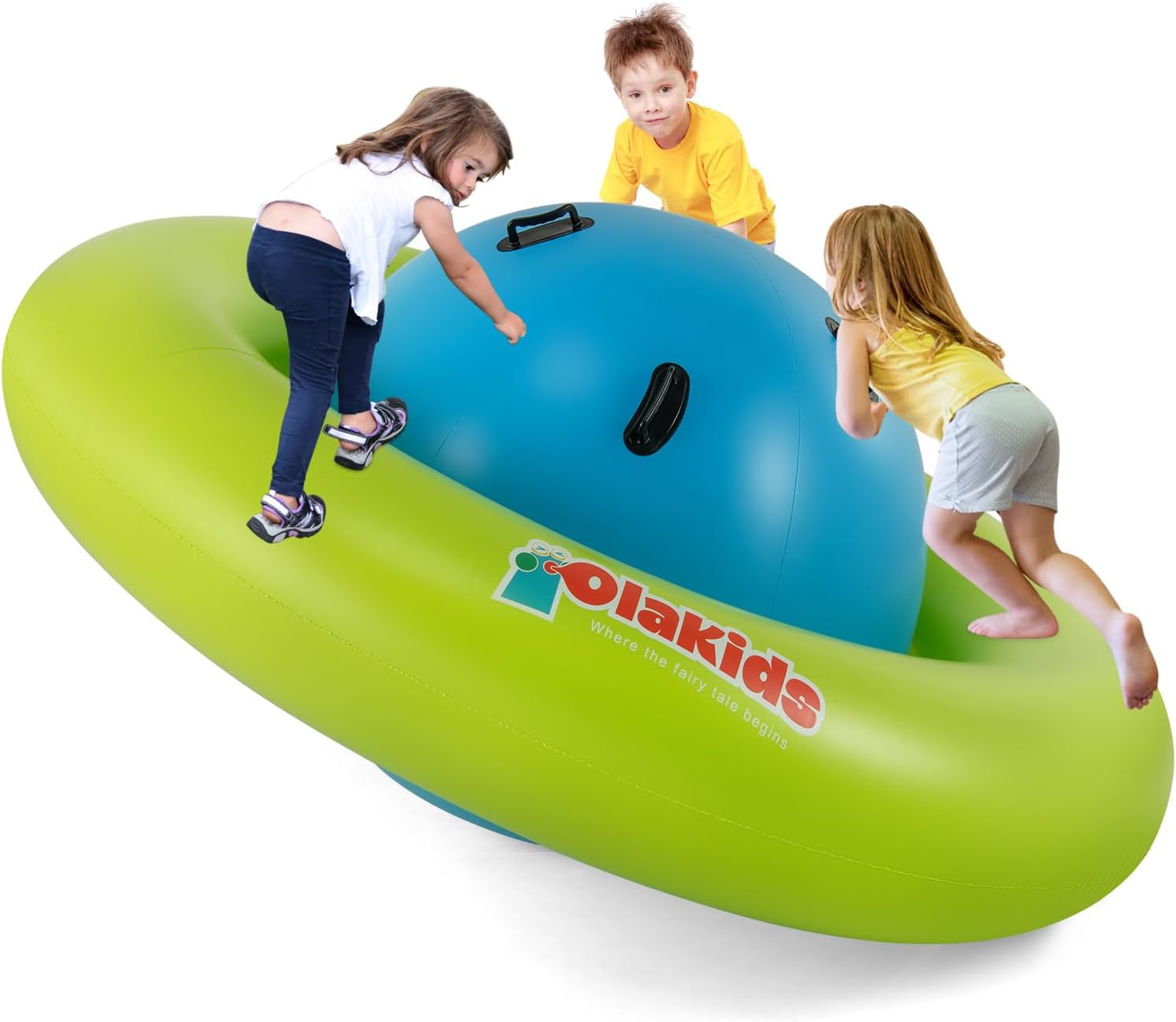 Inflatable Dome Rocker Bouncer for Kids Outdoor Fun and Play
