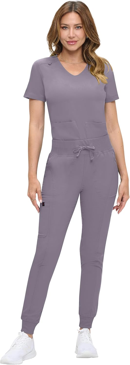 Natural Uniforms Womens Ultra-Soft Luxe Stretch Jogger Scrub Set