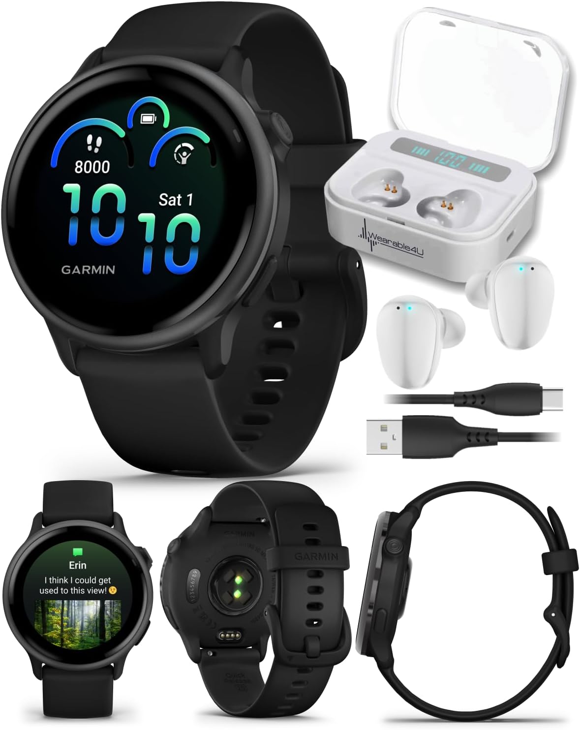 Garmin Vivoactive 6 Smartwatch with Bright AMOLED Display