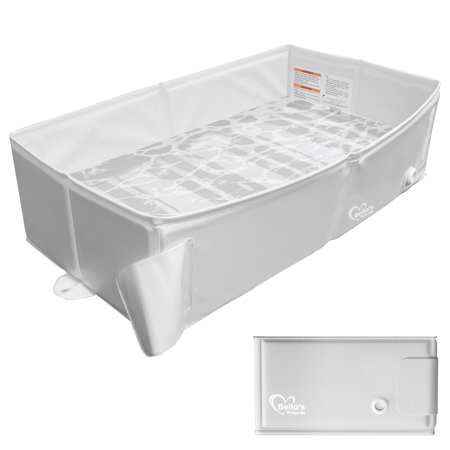 Bellas Friends Baby Collapsible Bathtub for Travel & Home