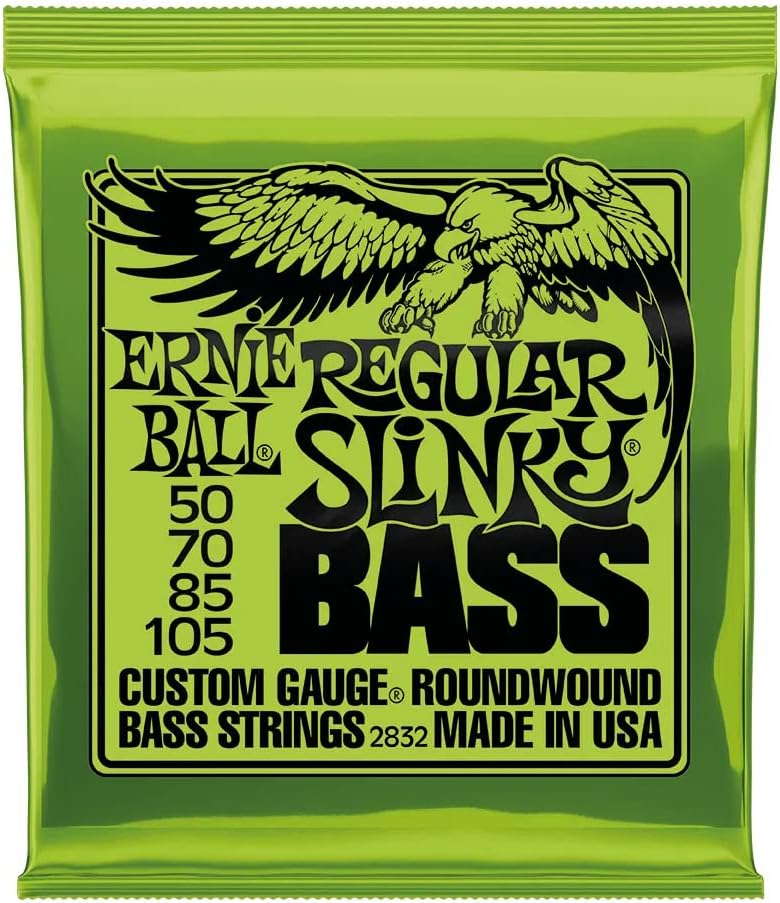 Ernie Ball Regular Slinky Bass Guitar Strings - 50-105 Gauge