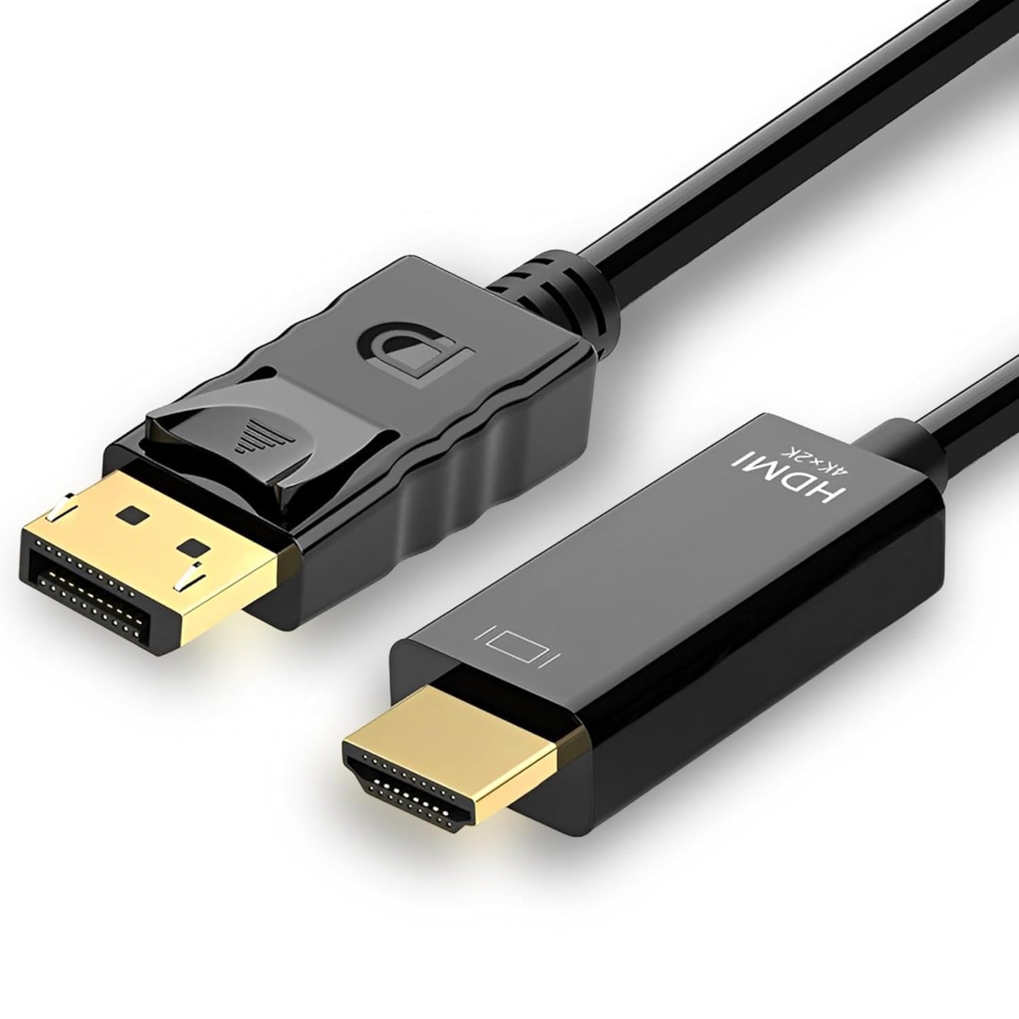 4K 60Hz DisplayPort to HDMI Cable 6ft - Premium Quality