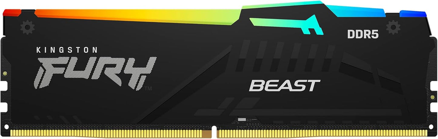 Kingston FURY Beast RGB 32GB DDR5 Memory for Overclocking