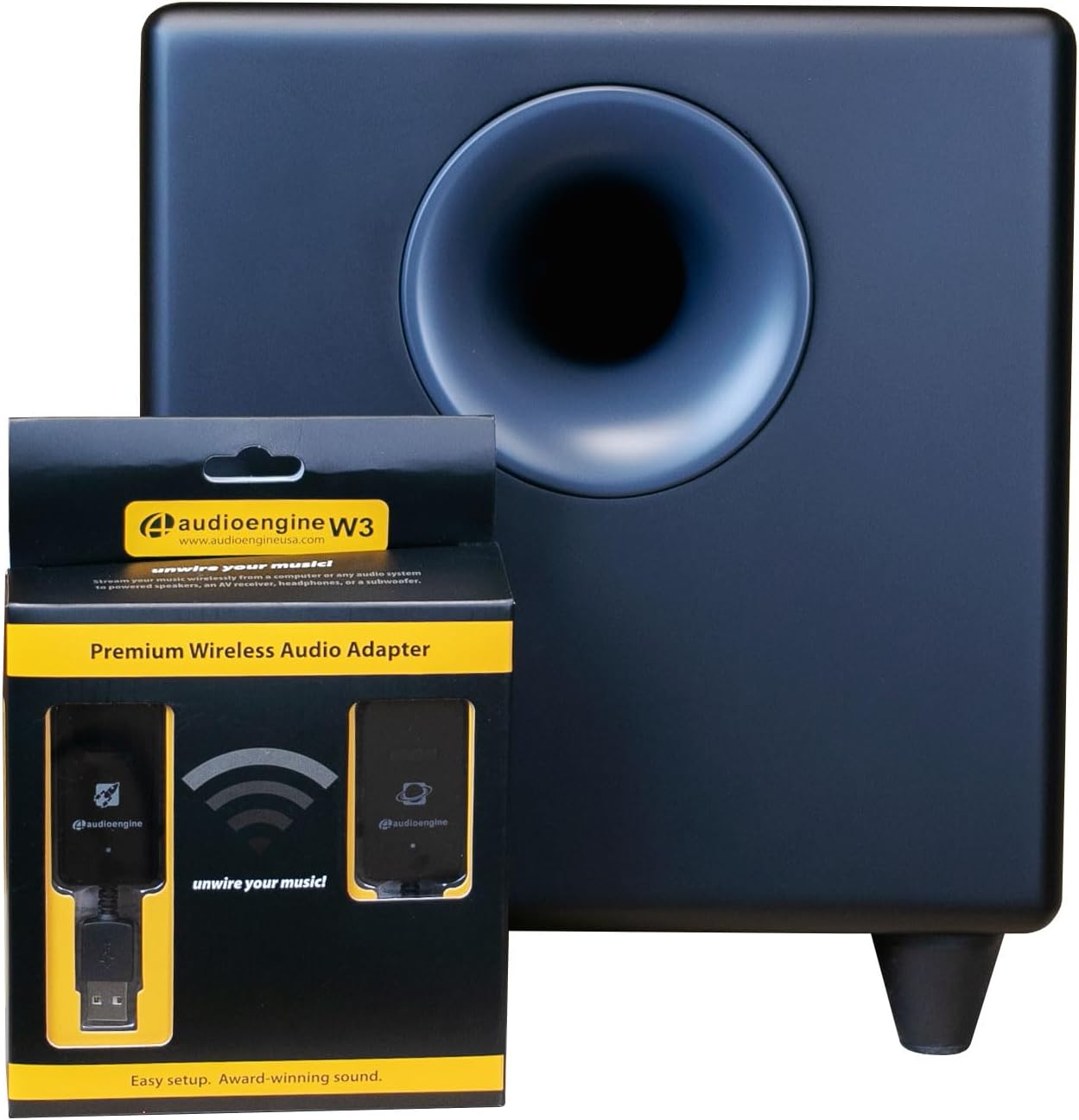 Audioengine S8 Wireless Subwoofer Kit Delivers Powerful Bass