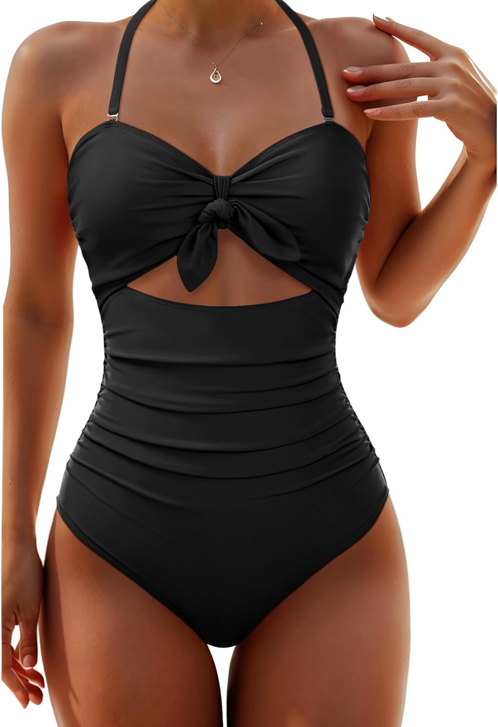 Tempt Me Women Sexy Cutout One Piece Swimsuits for Summer Fun