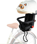 Rear Child Bike Seat with Rain Shelter for Safe Cycling Fun