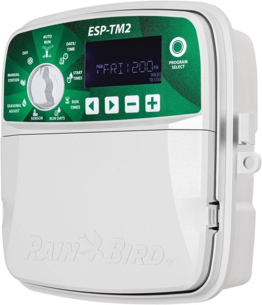 Rain Bird TM2-6 Station Indoor/Outdoor Controller with User Interface