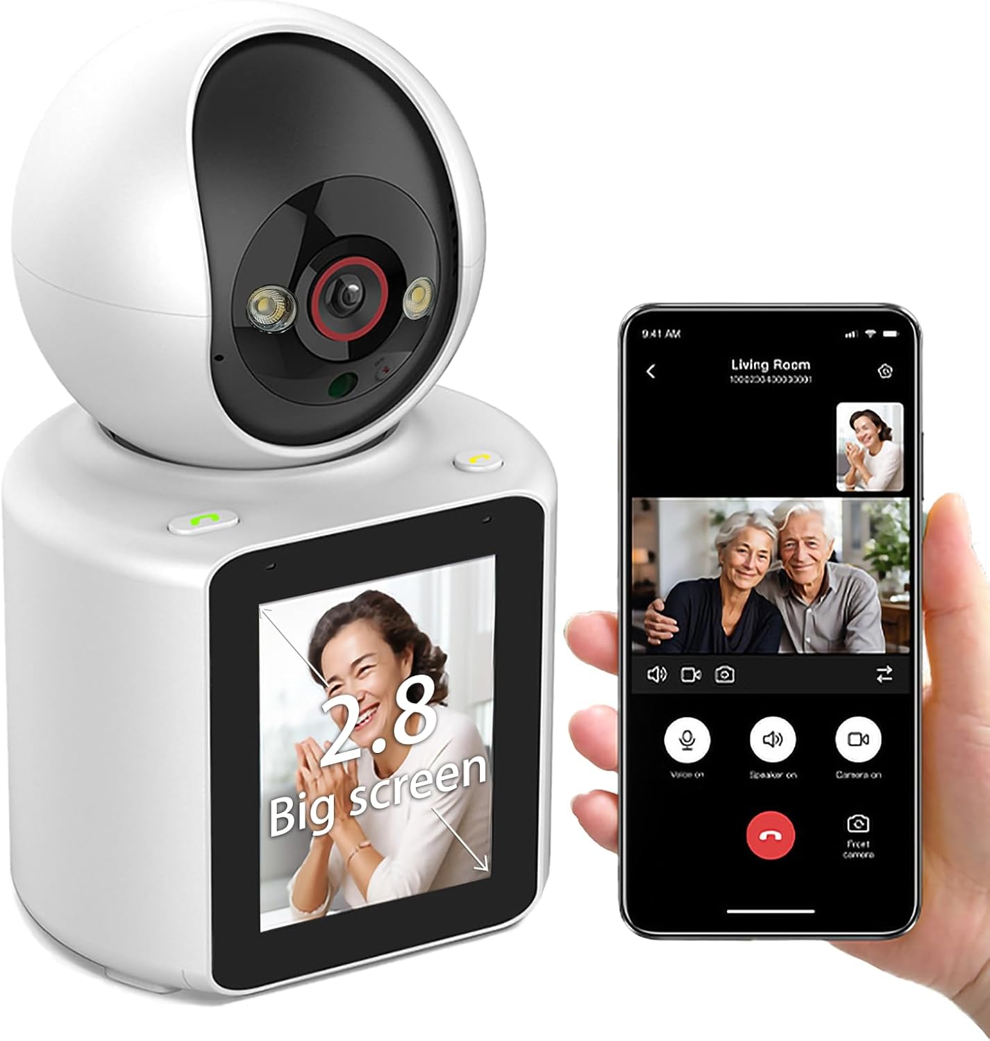 KEENLUK 1080P Pet & Elderly 2.8 Security Cam