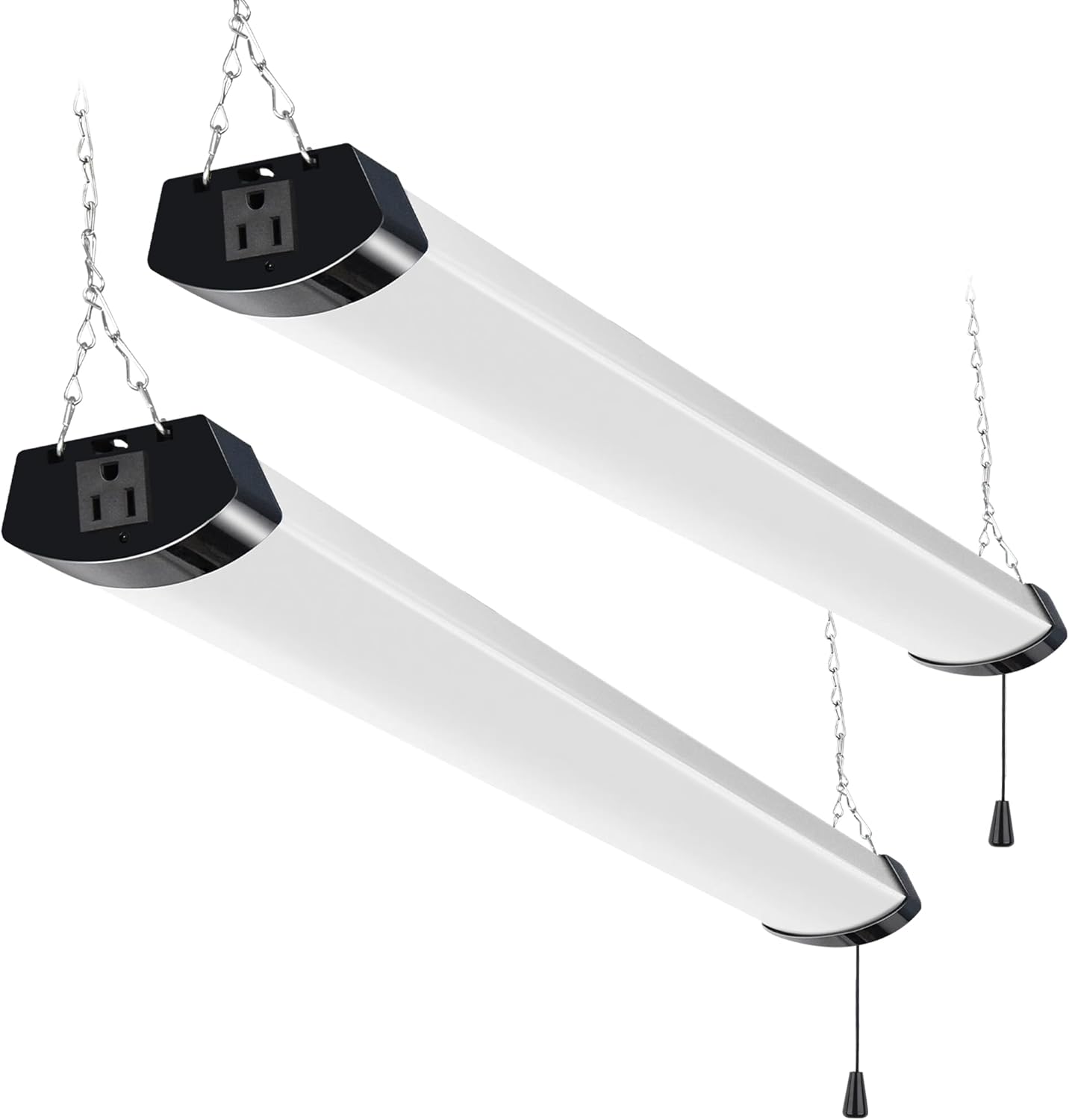 Hykolity 4FT LED Shop Light Linkable - Super Bright Utility Lights