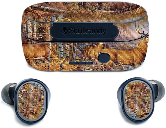 Deer Pattern Carbon Fiber Skin for Skullcandy Sesh Earbuds