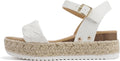 Soda CLIP Women Open Toe Ankle Strap Platform Espadrille (Style PQZ9)