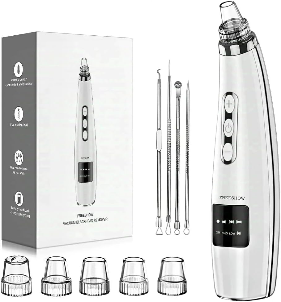 Blackhead Remover Pore Vacuum Cleaner for Deep Facial Cleansing