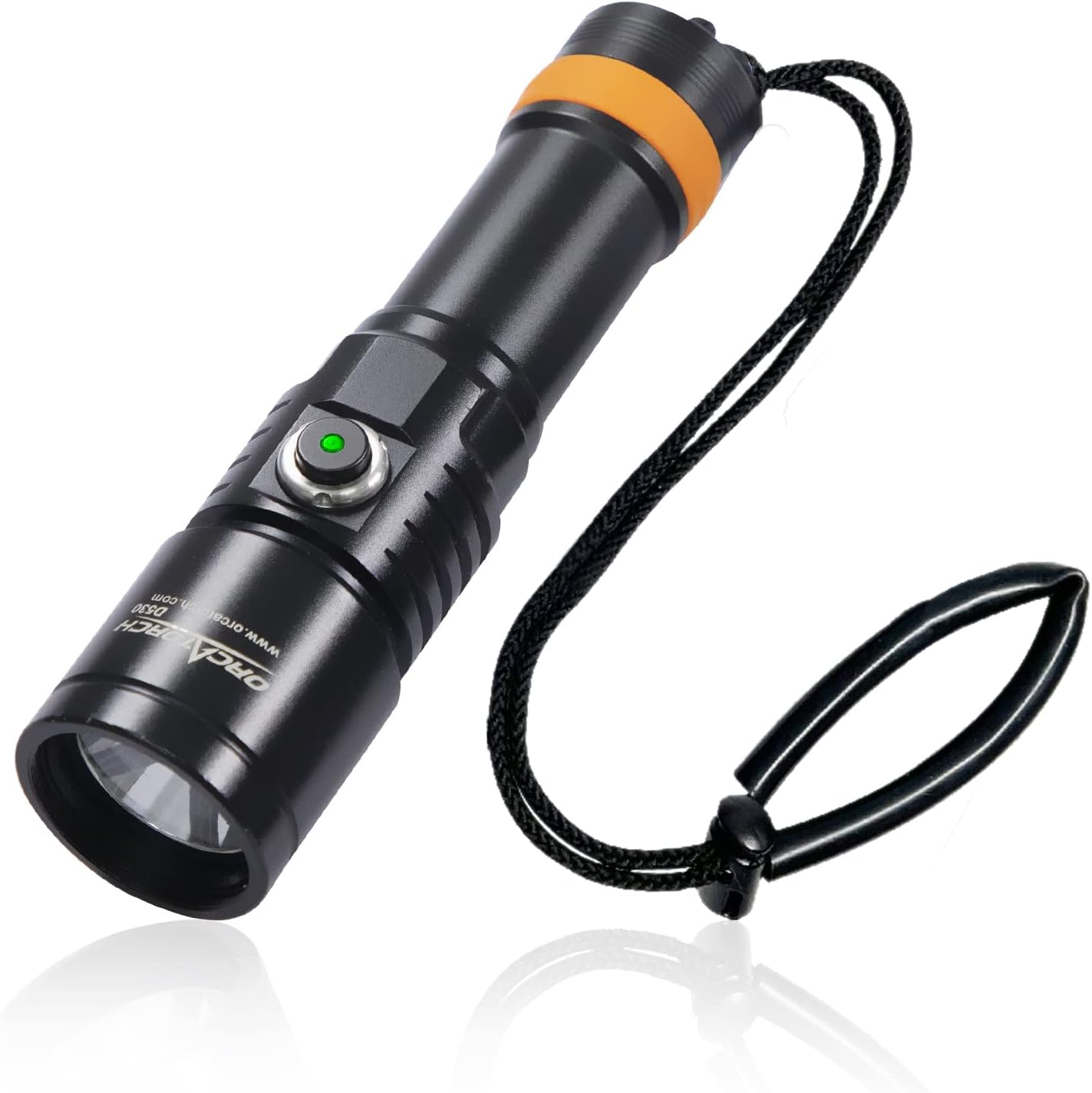 ORCATORCH D530 Scuba Dive Light: 1300 Lumens, 150 Meters
