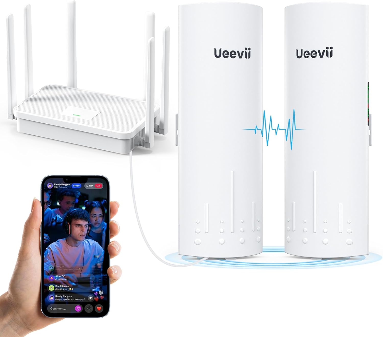 UeeVii CPE450 Wireless Bridge and WR3000K Router Kit Review