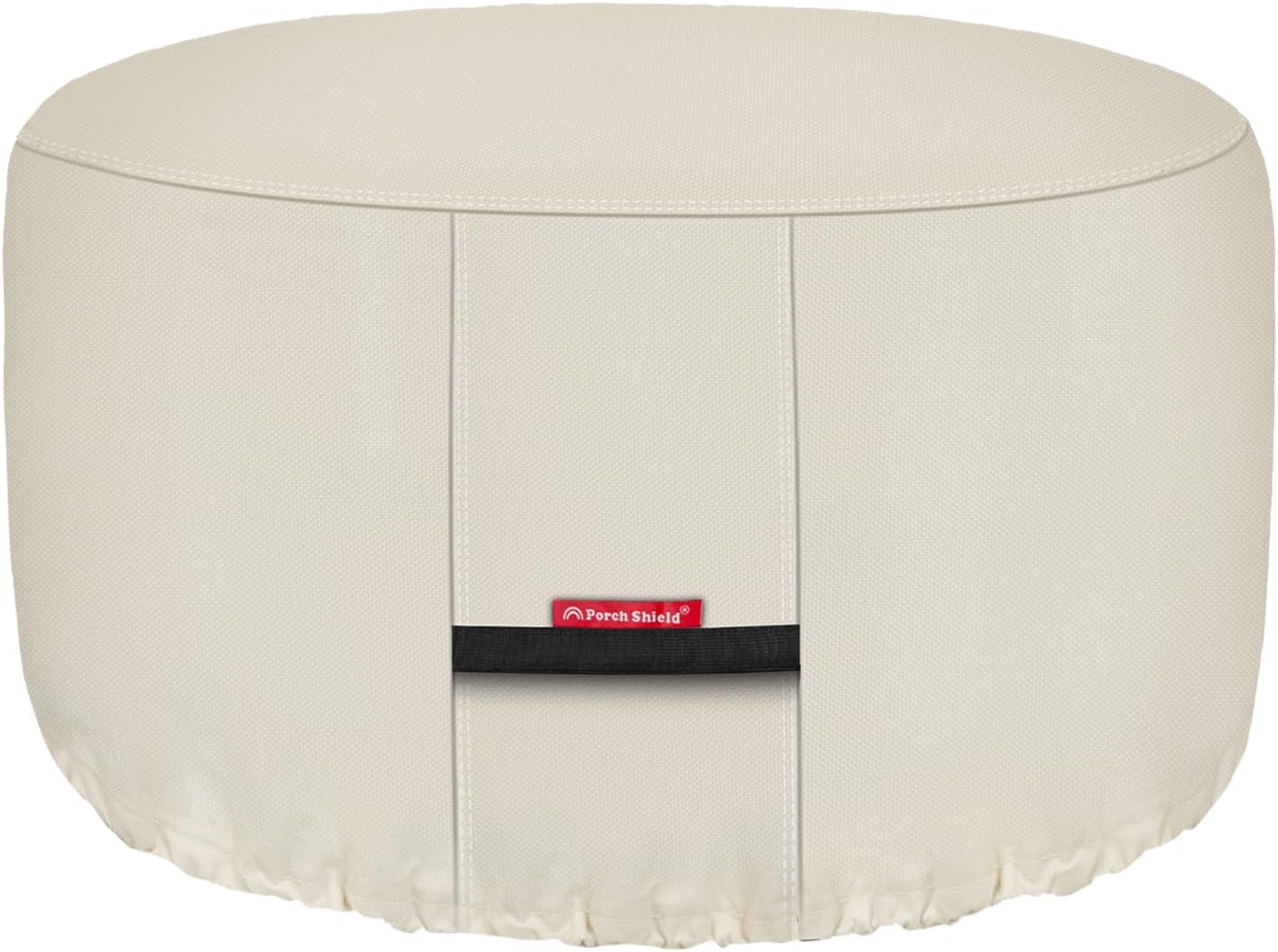 Porch Shield Fire Pit Cover - Waterproof 600D Heavy Duty Beige